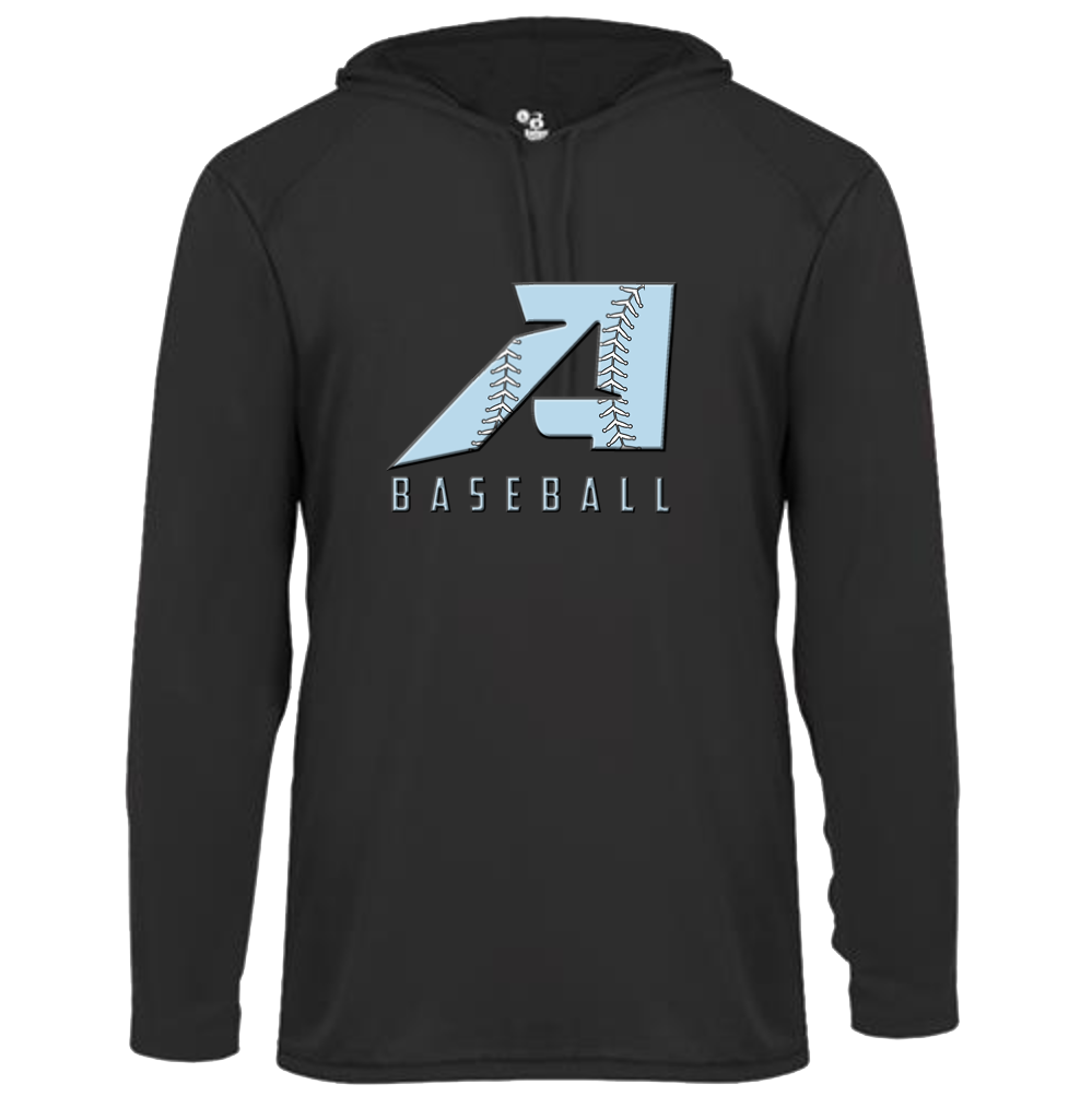 A Baseball – Black Performance Hoodie