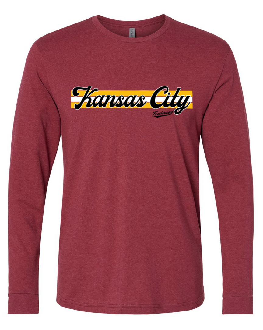 Kansas City - Vintage Red Long Sleeve