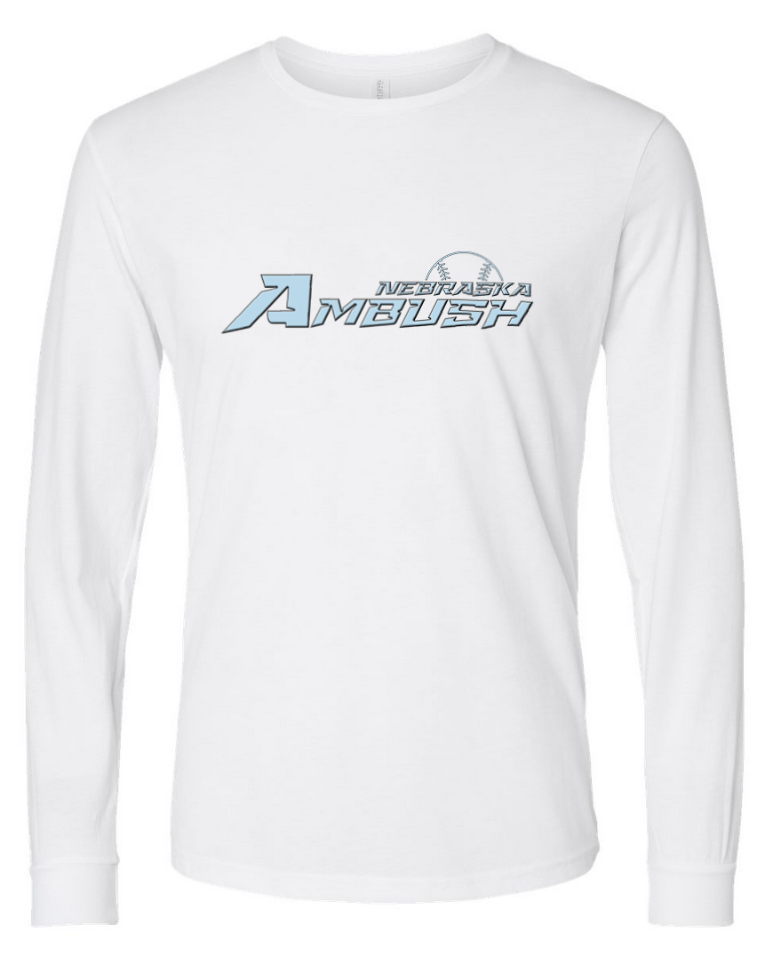 Nebraska Ambush – White Long Sleeve