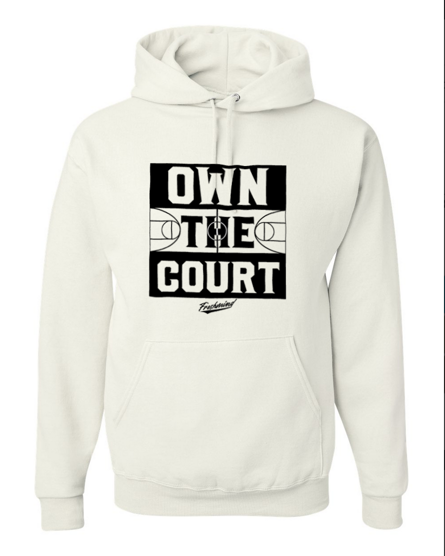Own The Court - Hoodie - White