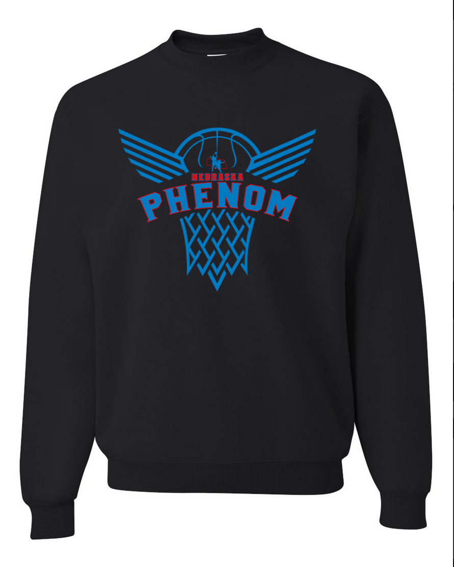 Phenom Basketball – Black Crewneck