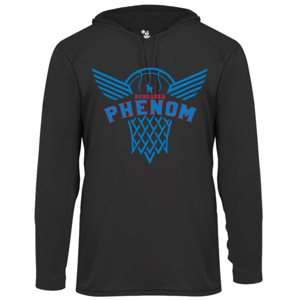 Phenom Basketball – Black Performance Hoodie