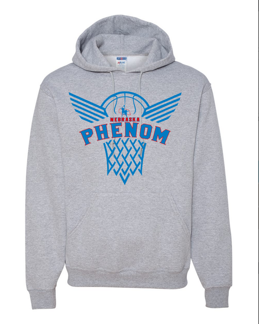 Phenom Basketball – Gray Hoodie