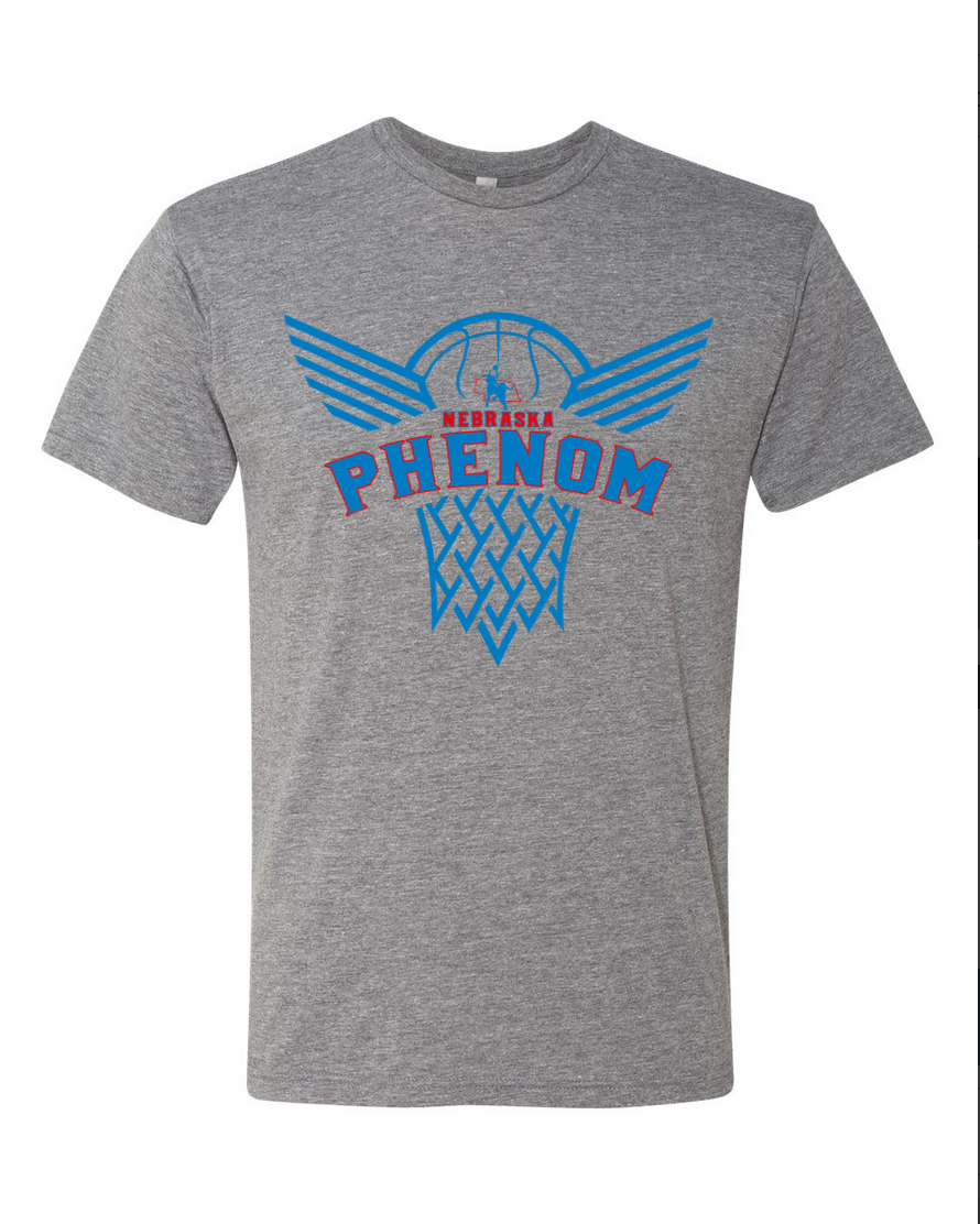 Phenom Basketball – Gray T-Shirt