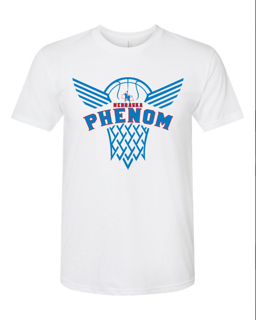 Phenom Basketball – White T-Shirt