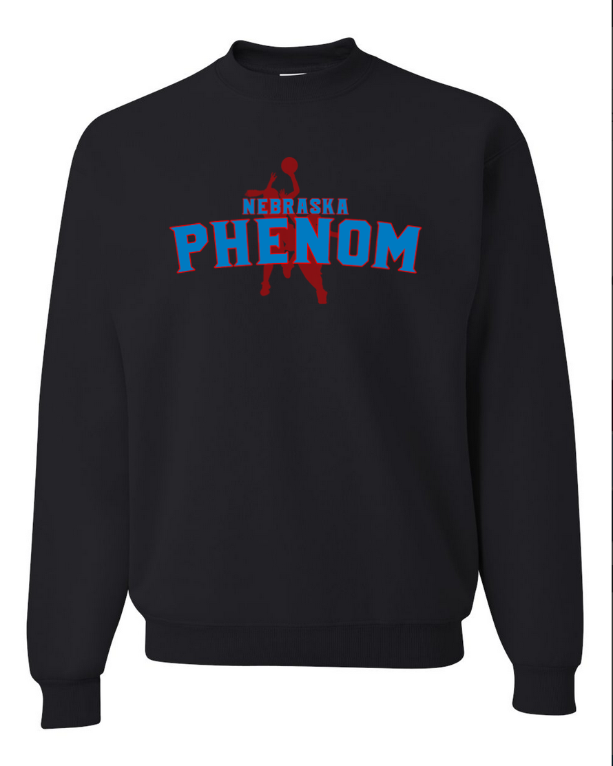 Phenom Logo – Black Crewneck