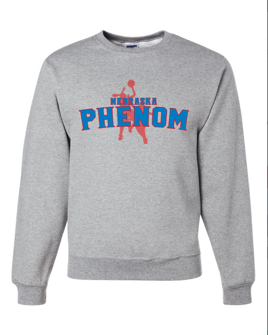 Phenom Logo – Gray Crewneck