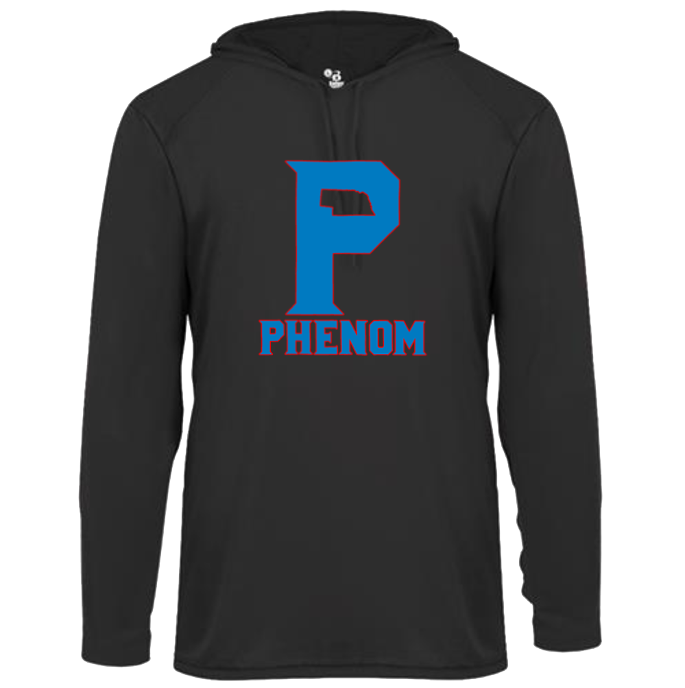 Phenom P – Black Performance Hoodie
