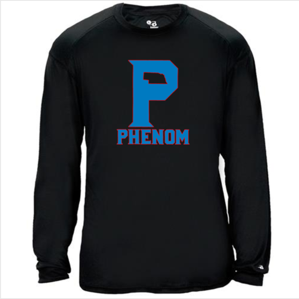 Phenom P – Black Performance Long Sleeve