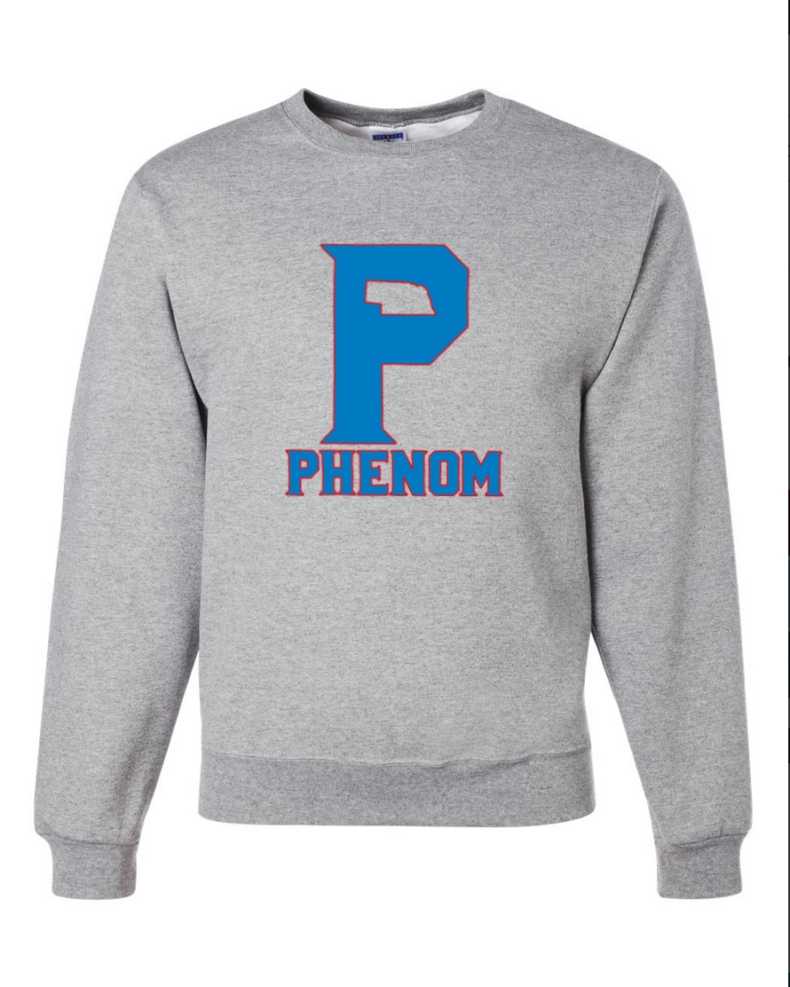 Phenom P – Gray Crewneck