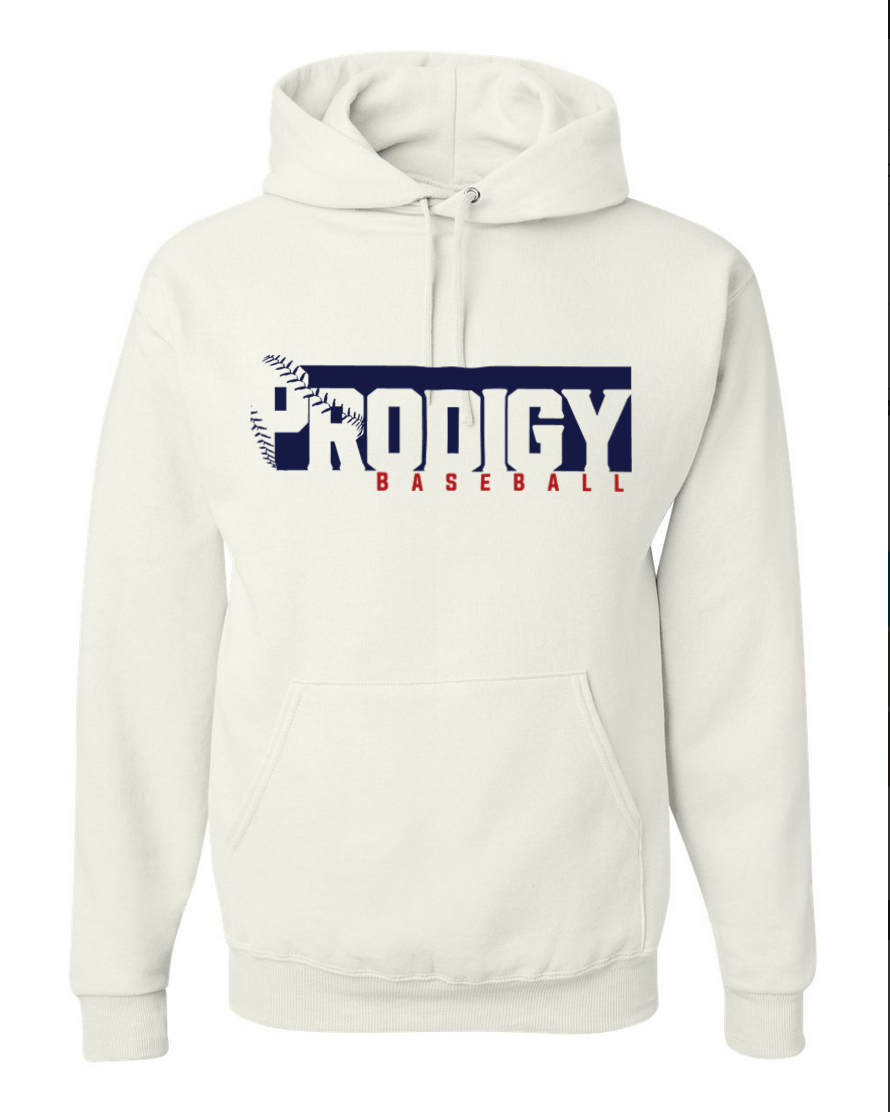 Prodigy Baseball – White Hoodie