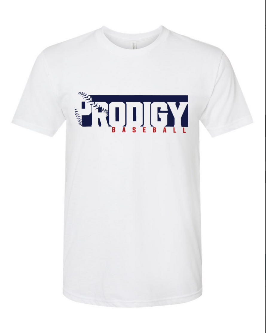 Prodigy Baseball – White T-Shirt