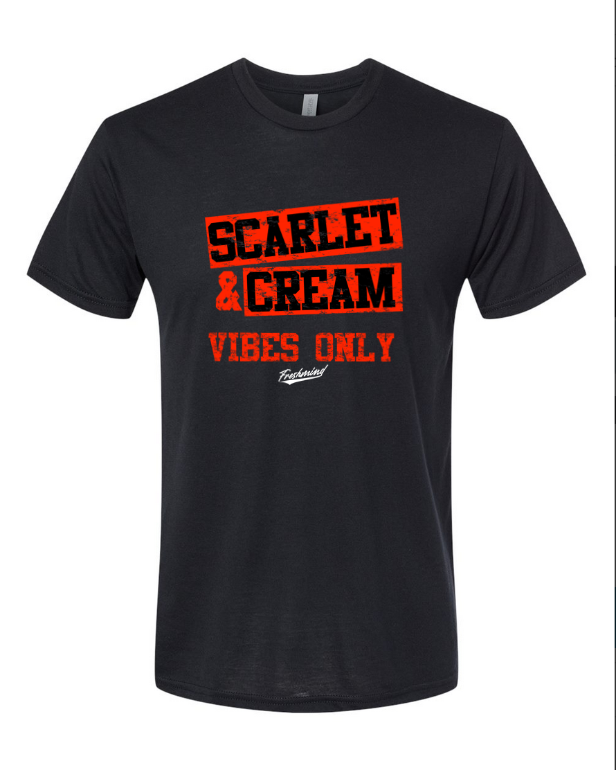 Scarlet & Cream – Black T-Shirt