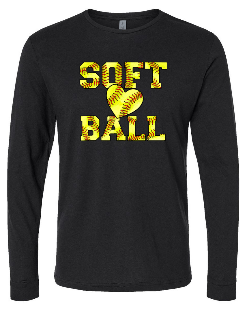 Softball – Black Long Sleeve