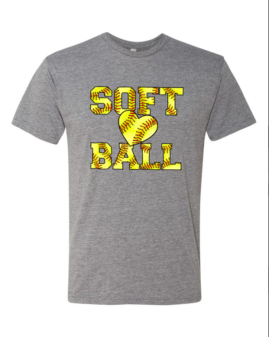Softball – Gray T-Shirt