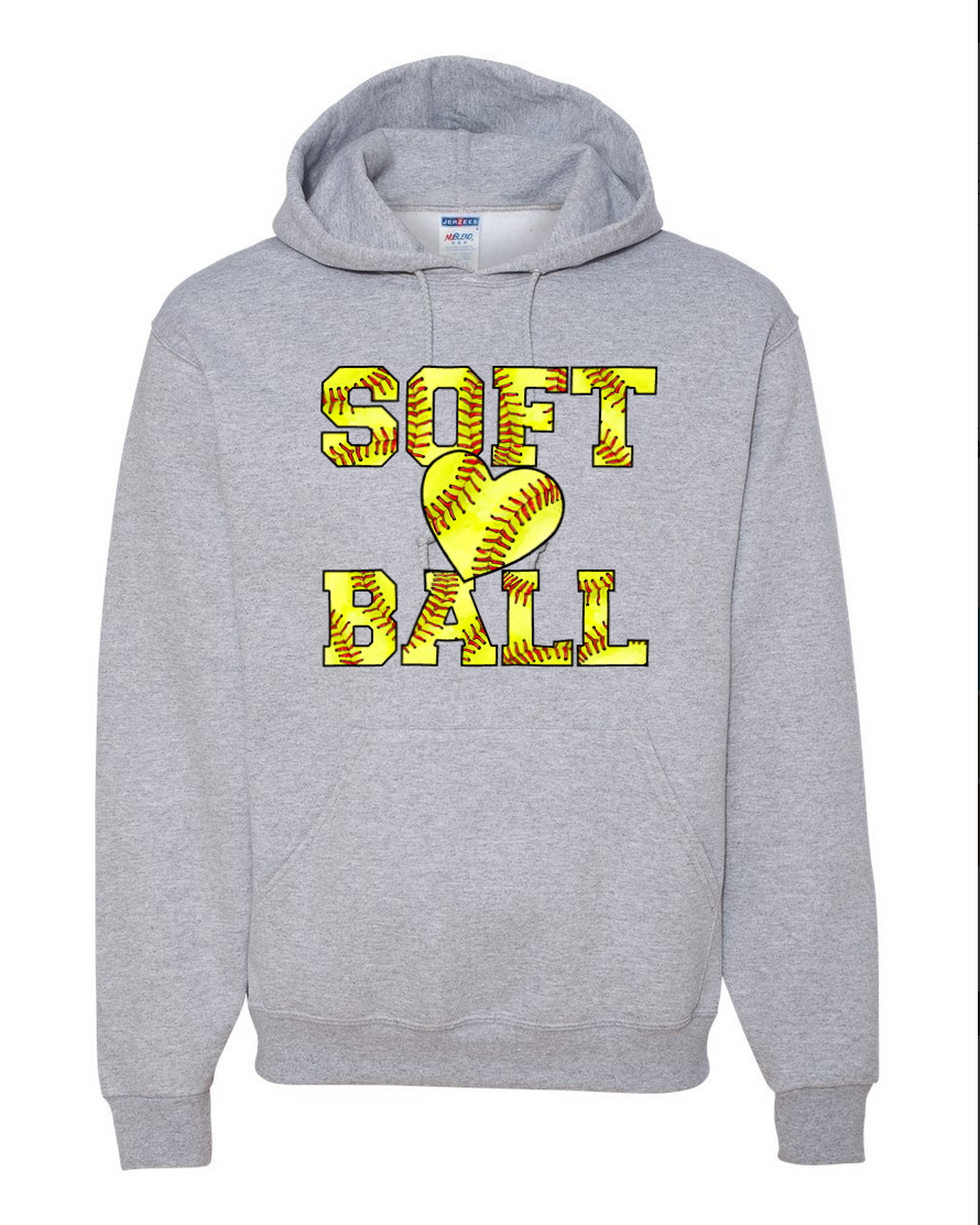 Softball – Gray Hoodie