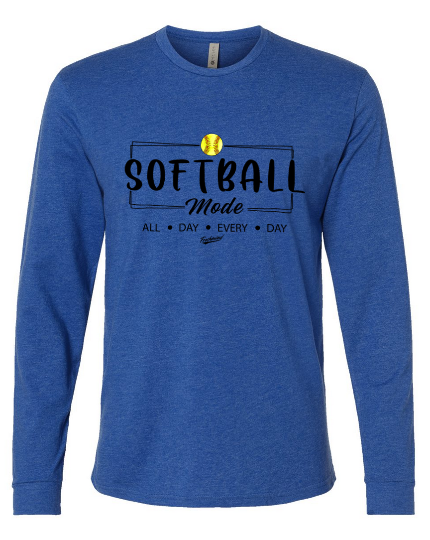 Softball Mode/Black – Royal Long Sleeve