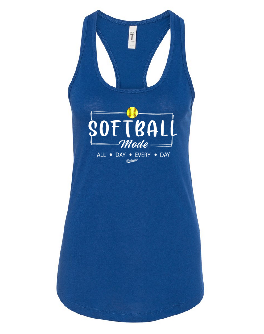 Softball Mode/White – Royal Tank Top