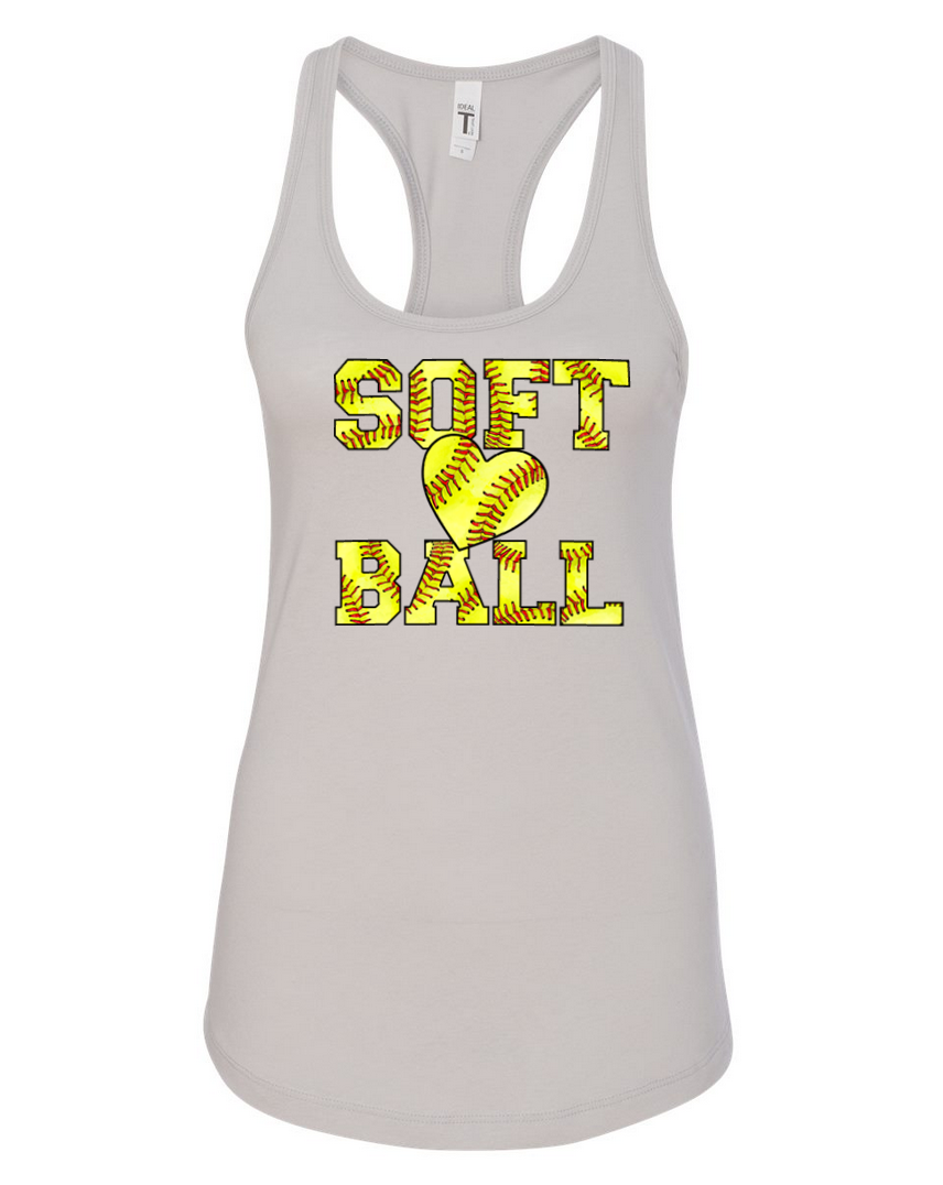 Softball – Silver Tank Top