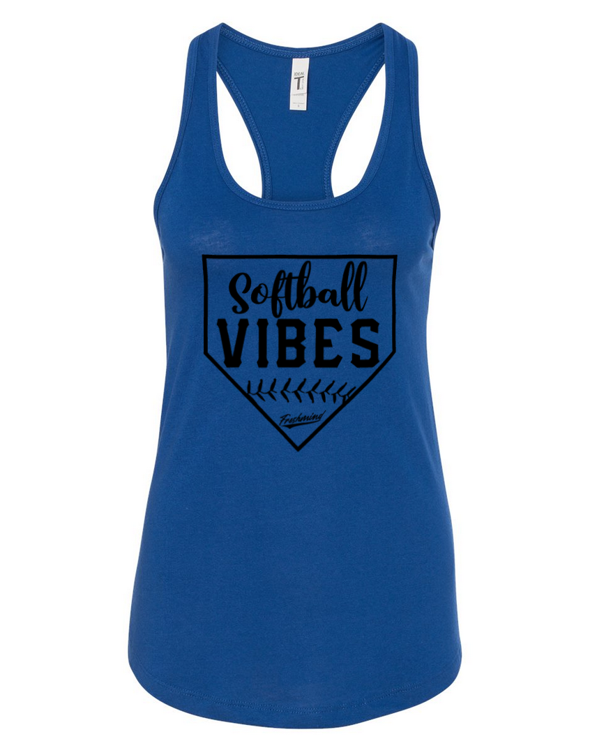 Softball Vibes/Black – Royal Tank Top