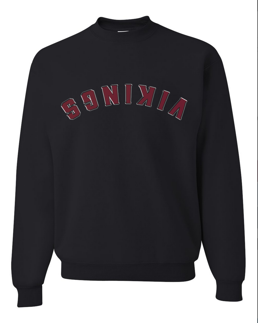 Trendy Vikings - Black Crewneck