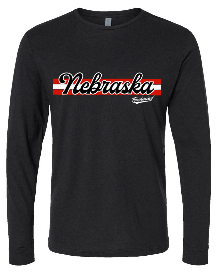 Vintage Nebraska – Black Long Sleeve