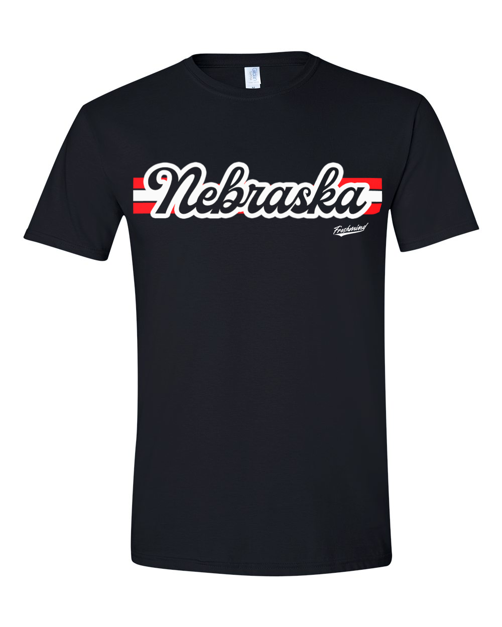 Vintage Nebraska – Black T-Shirt