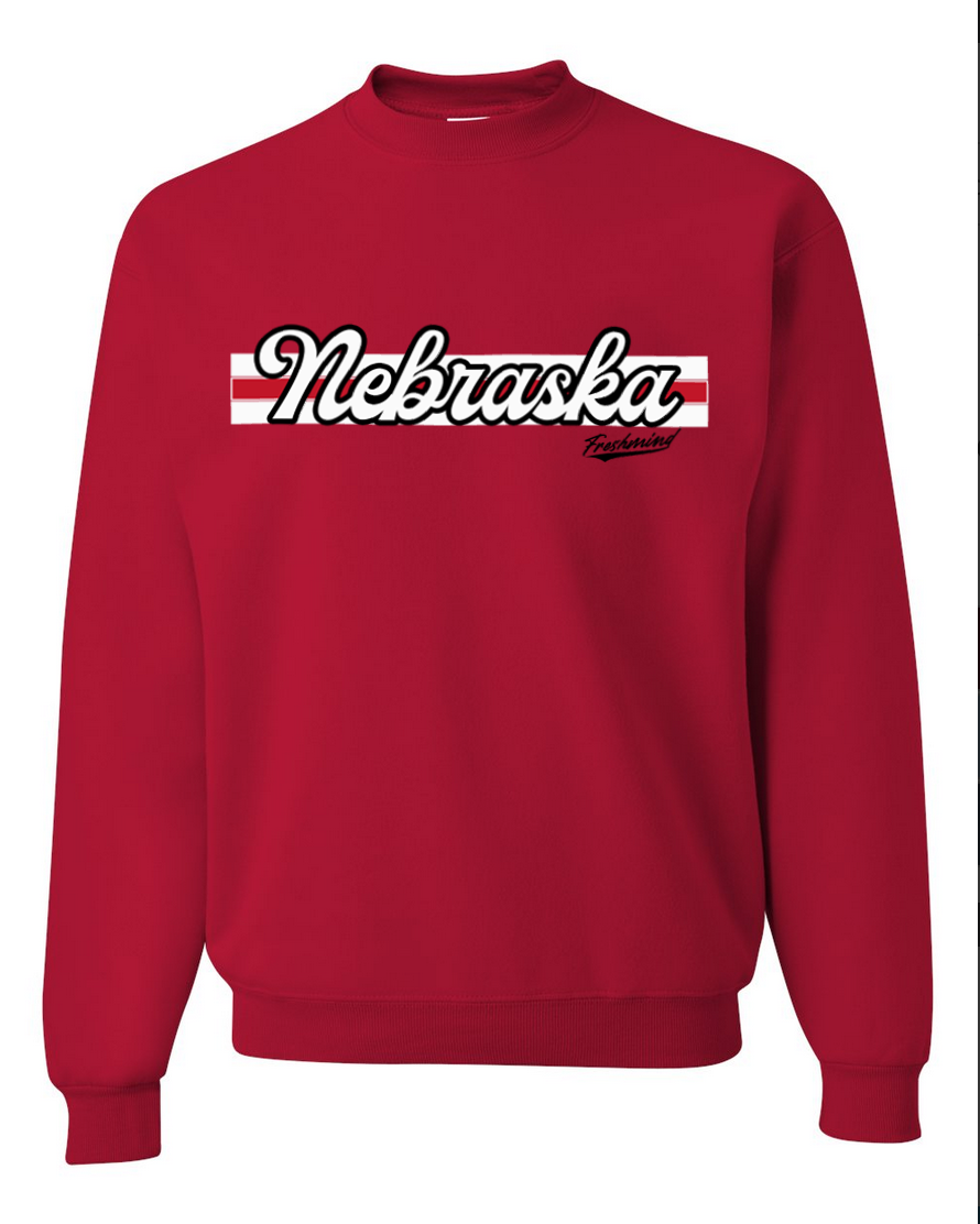 Vintage Nebraska – Red Crewneck