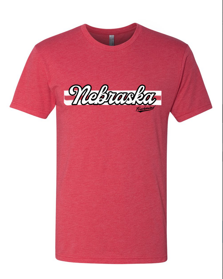 Vintage Nebraska – Vintage Red T-Shirt