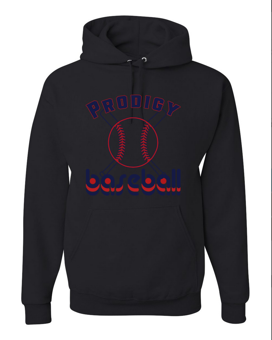 Vintage Prodigy Baseball – Black Hoodie