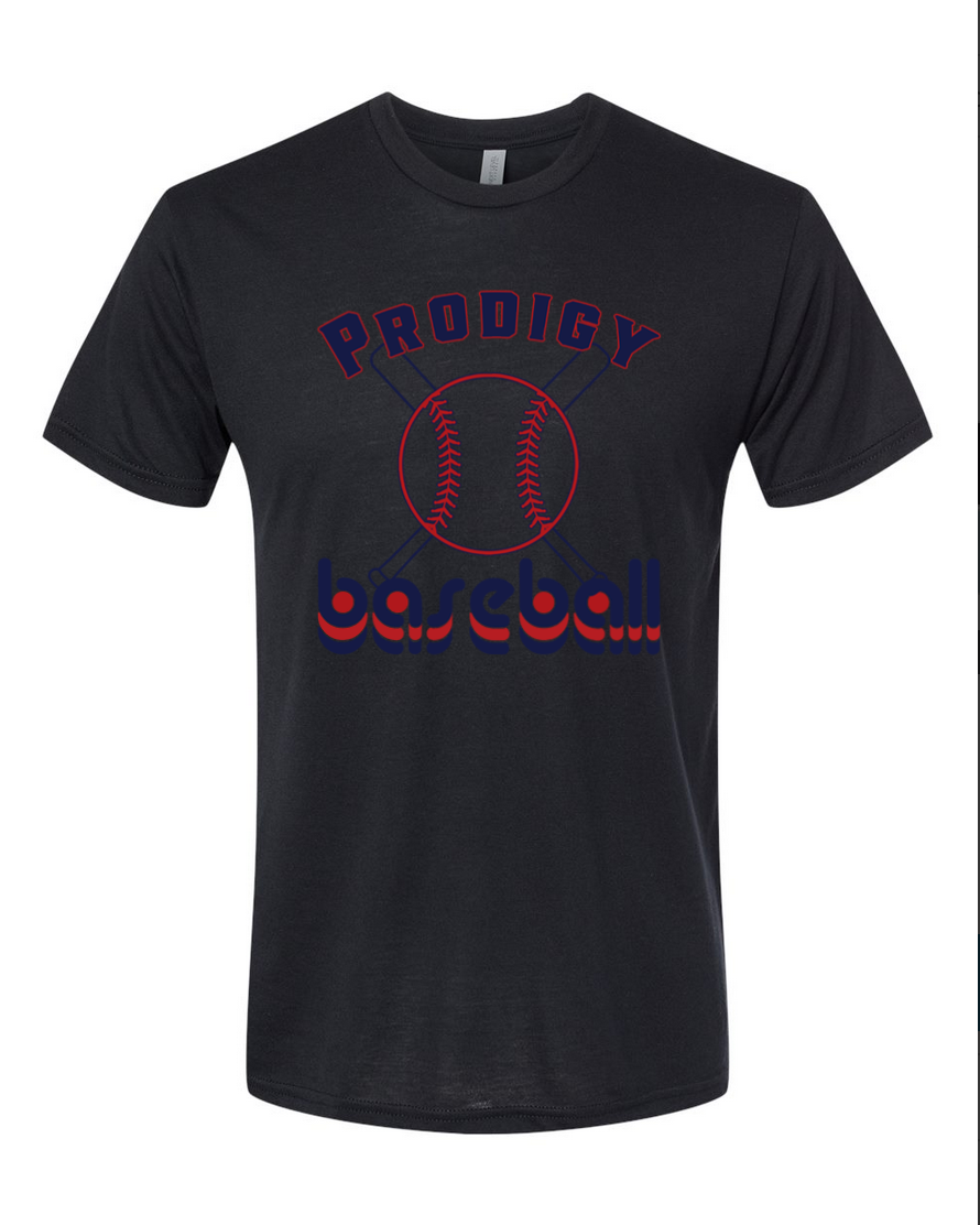 Vintage Prodigy Baseball – Black T-Shirt