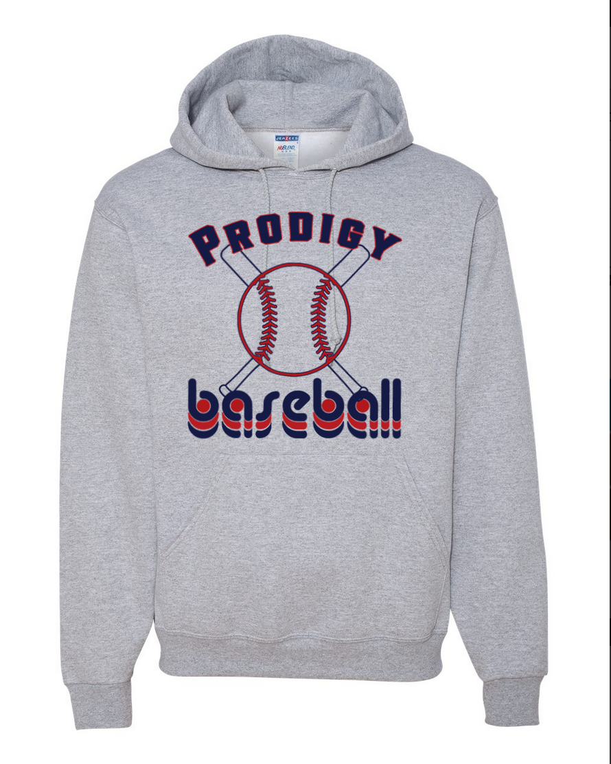 Vintage Prodigy Baseball – Gray Hoodie