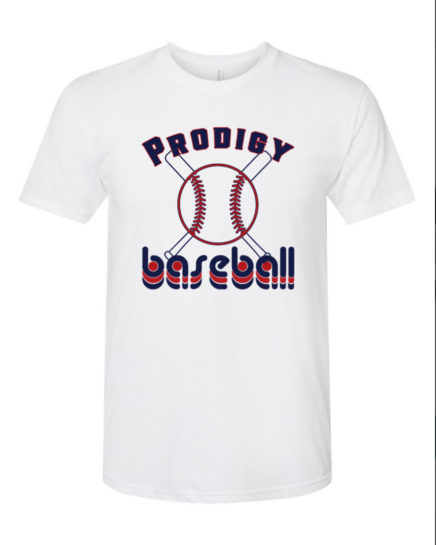 Vintage Prodigy Baseball – White T-Shirt
