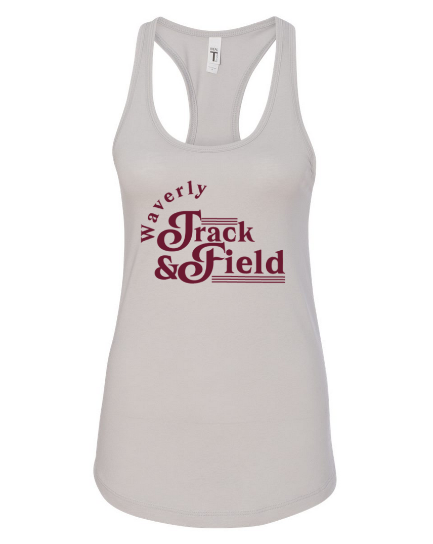 Vintage Track – Silver Tank Top
