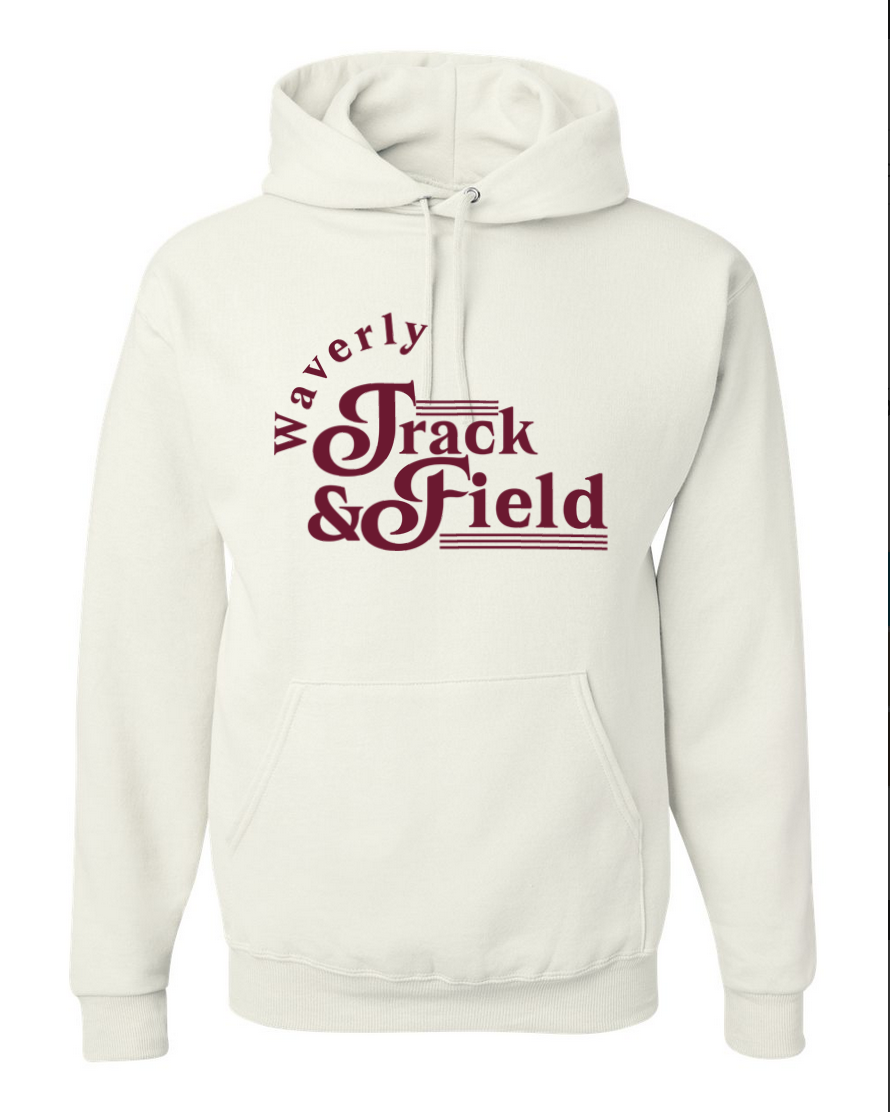 Vintage Track – White Hoodie