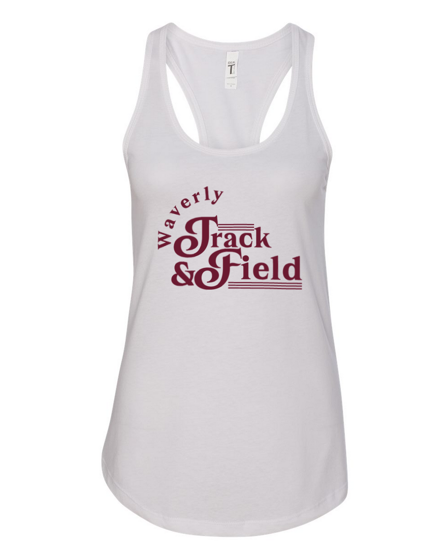 Vintage Track – White Tank Top