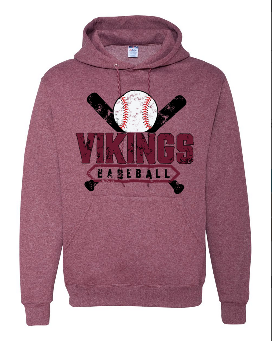 Waverly Baseball – Heather Maroon – Black