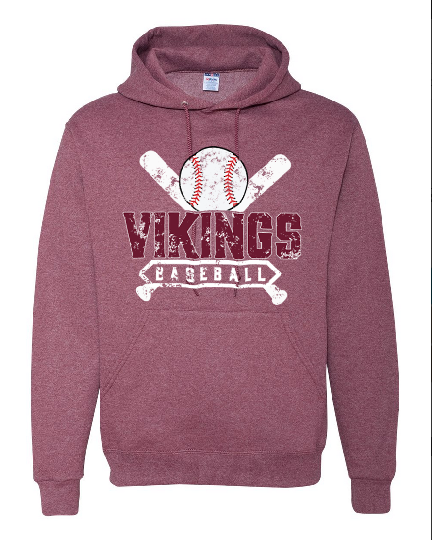 Waverly Baseball – Heather Maroon – White