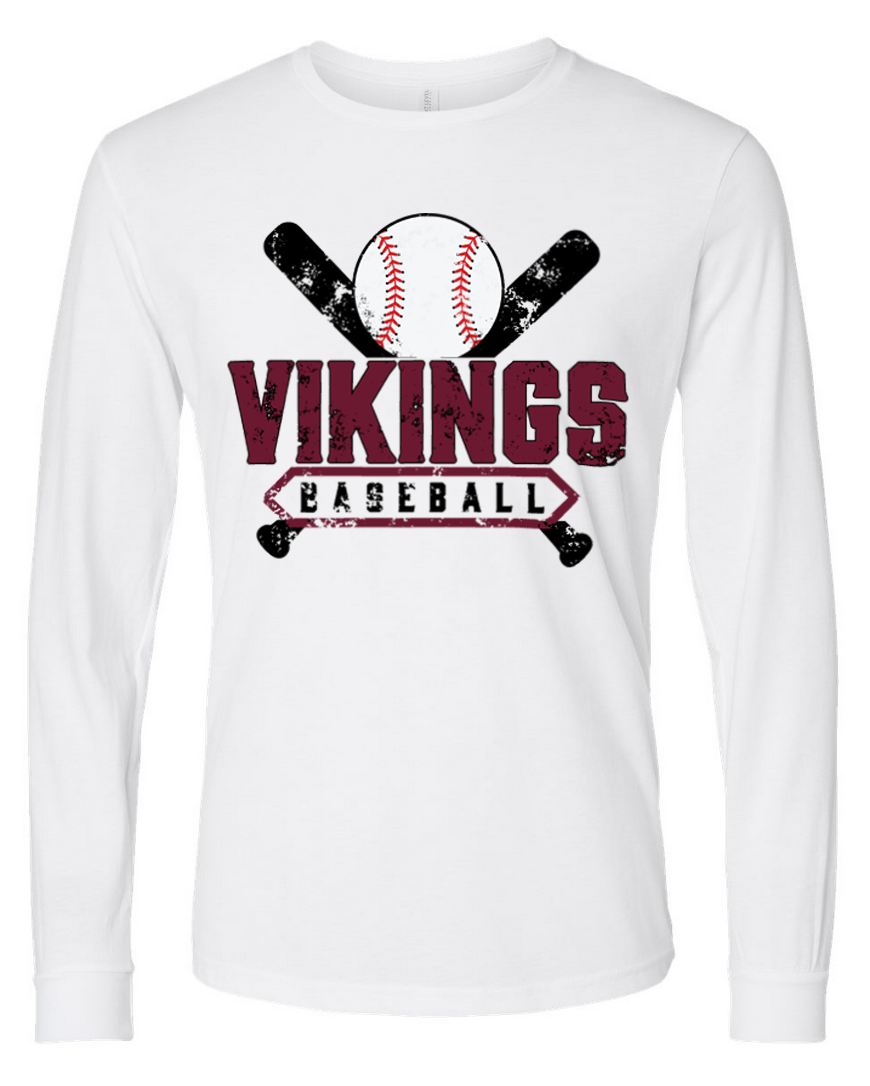 Waverly Baseball – White Long Sleeve