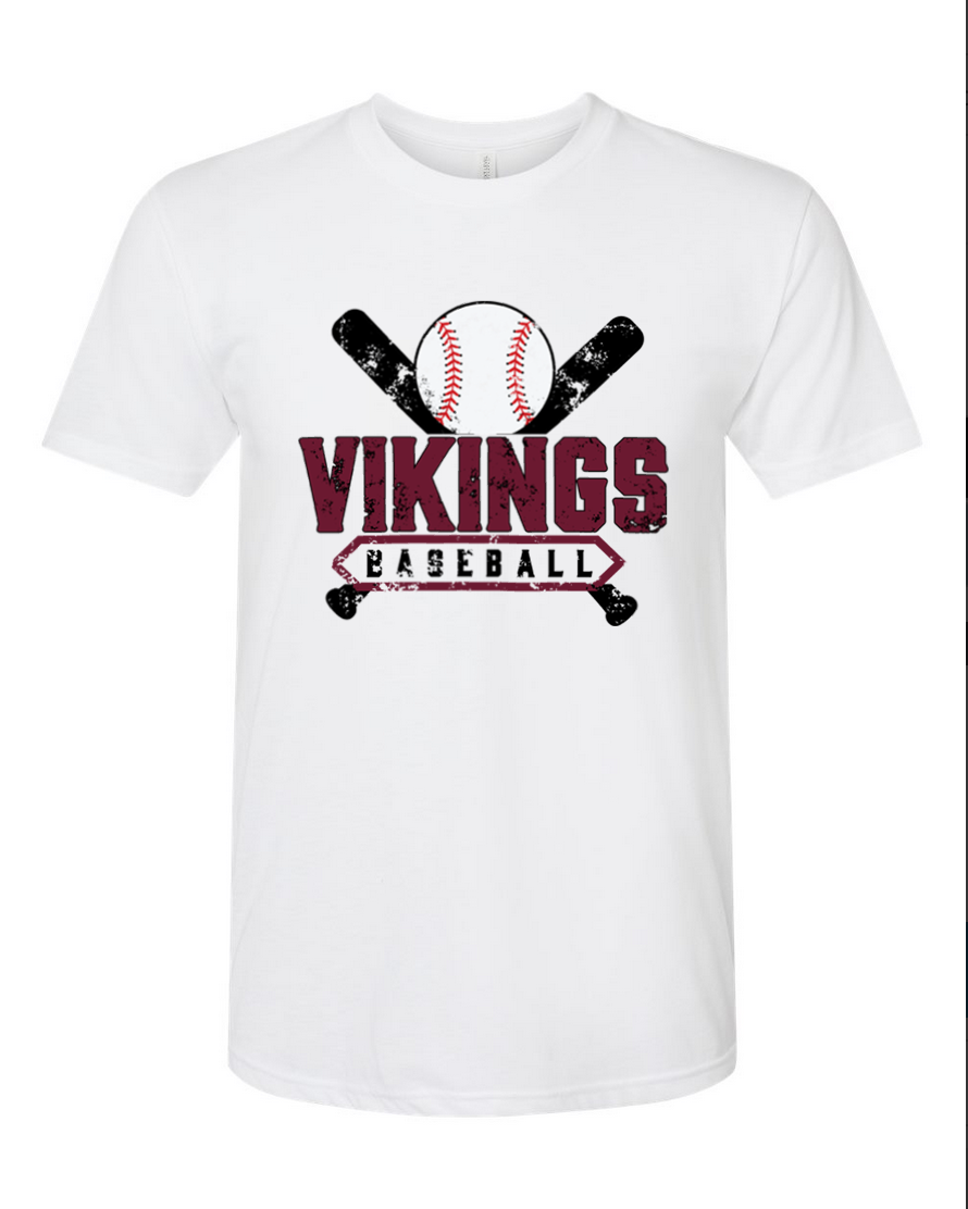 Waverly Baseball – White T-Shirt – Black