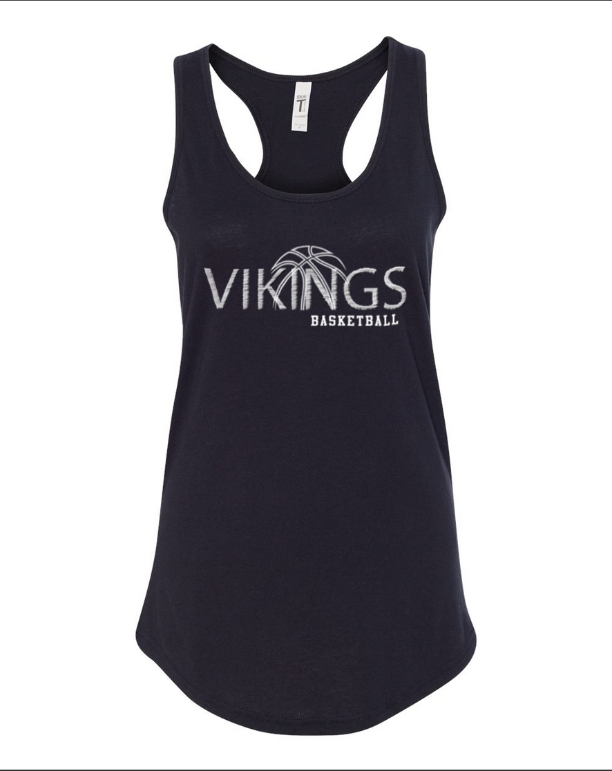 Waverly Basketball – Black Tank Top – White