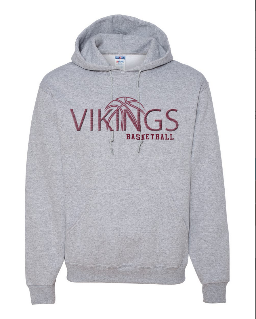 Waverly Basketball – Gray Hoodie