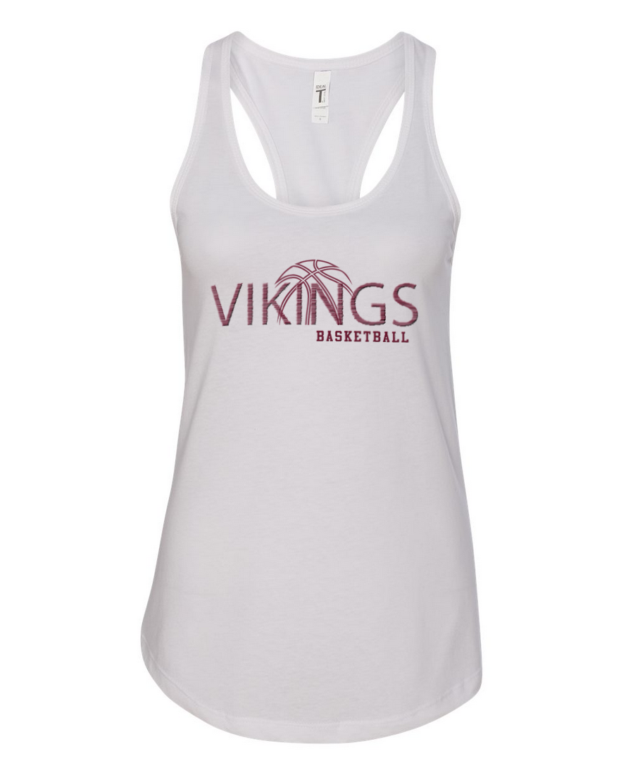 Waverly Basketball – White Tank Top
