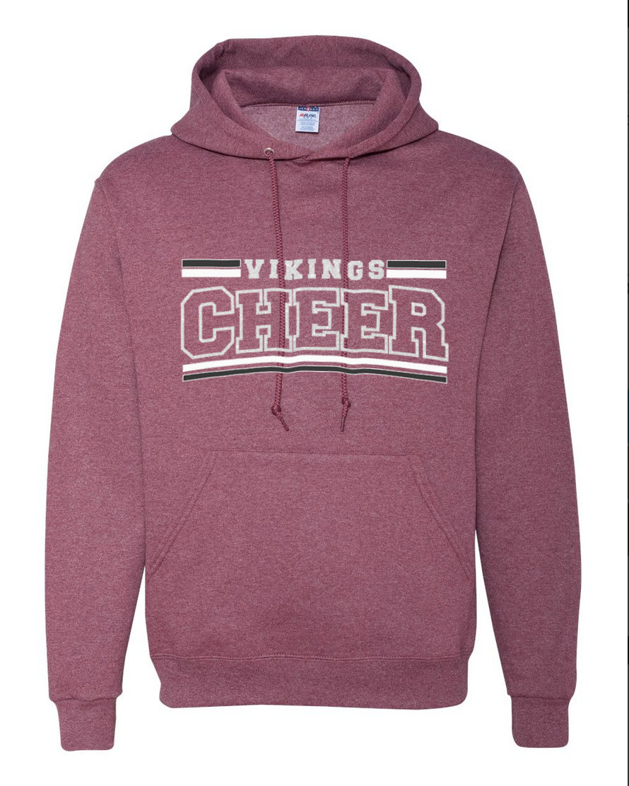 Waverly Cheer – Heather Maroon Hoodie
