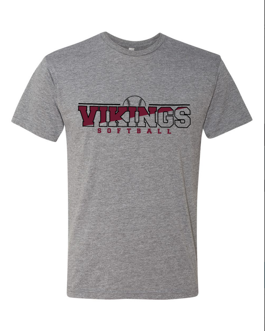 Waverly Softball – Gray T-Shirt
