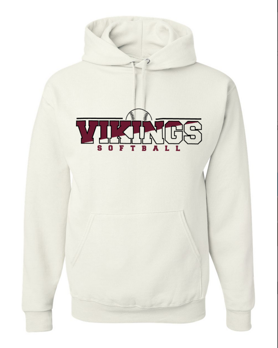 Waverly Softball – White Hoodie