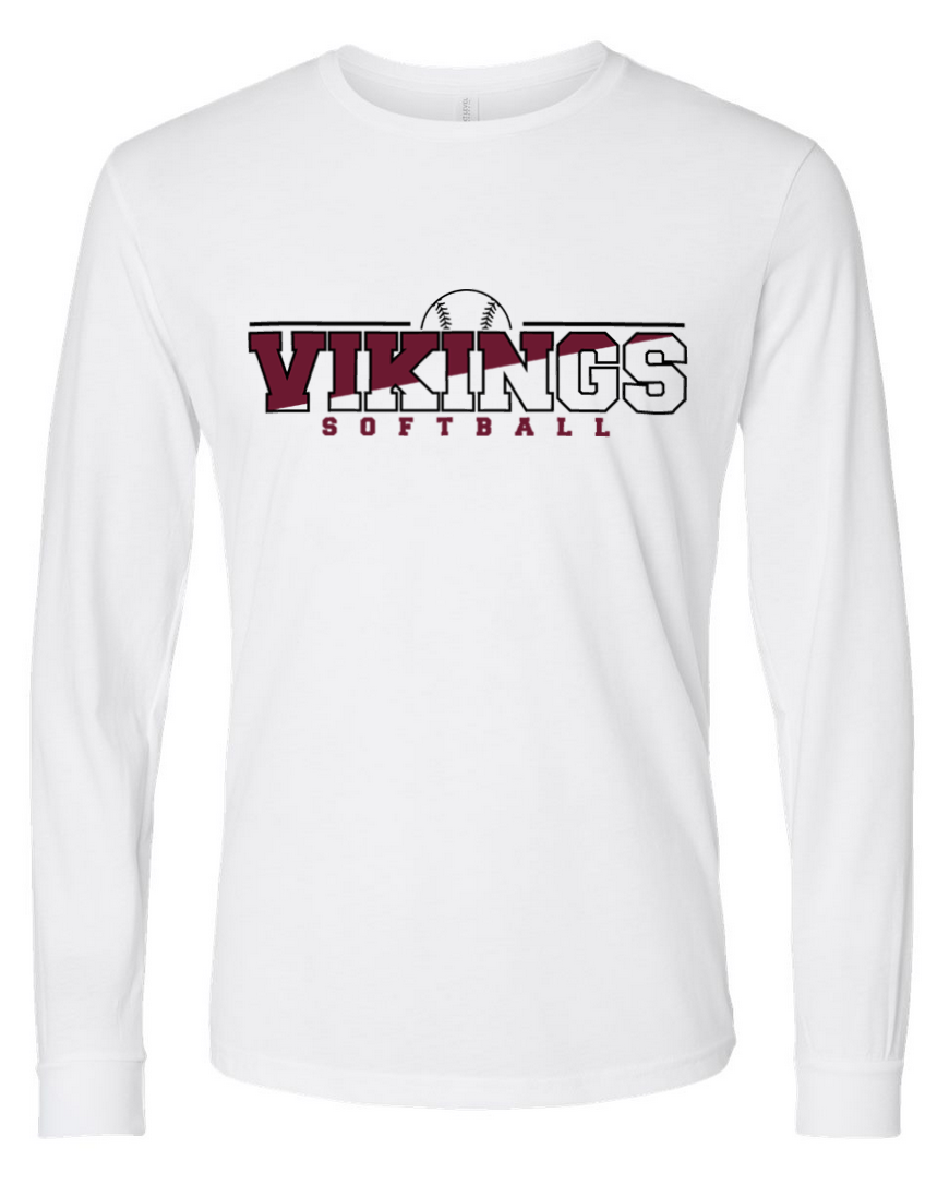 Waverly Softball – White Long Sleeve
