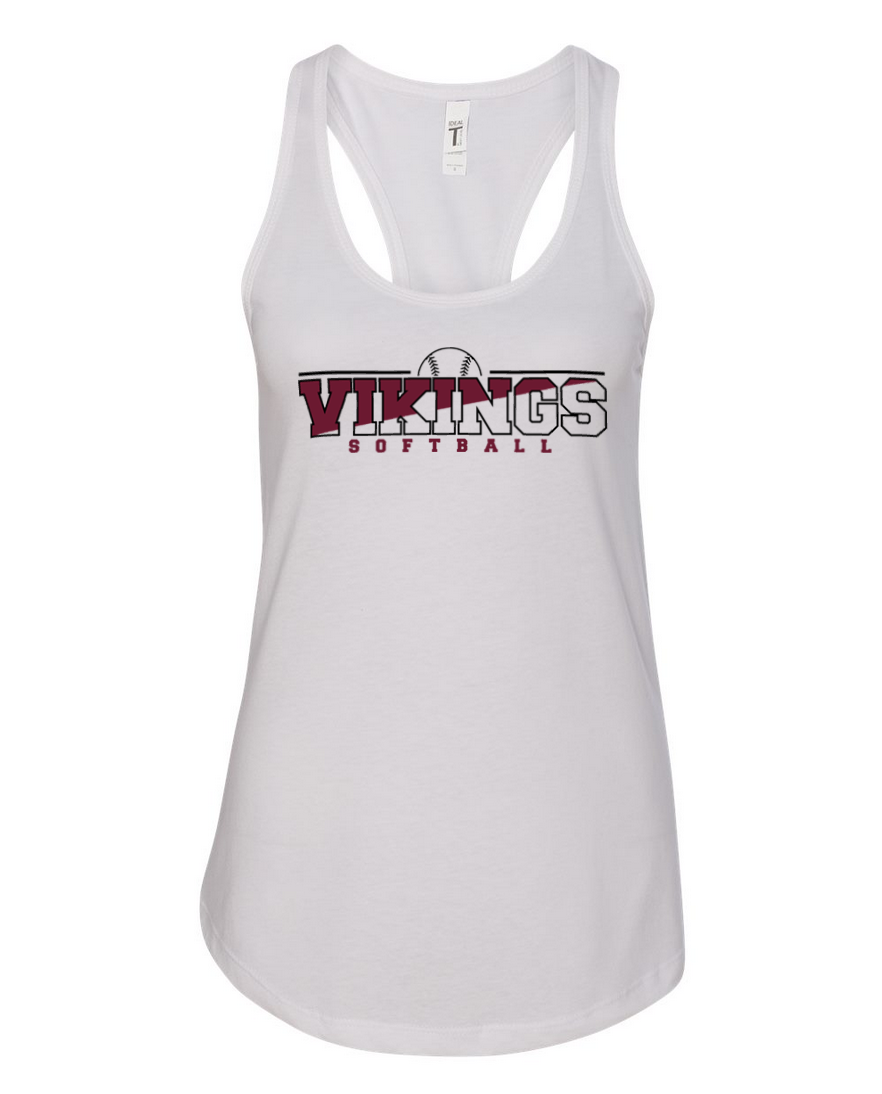 Waverly Softball – White Tank Top
