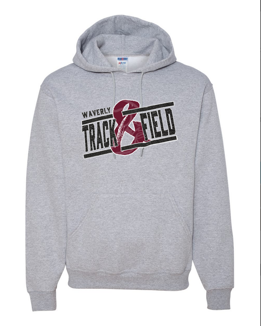Waverly Track – Gray Hoodie – Black