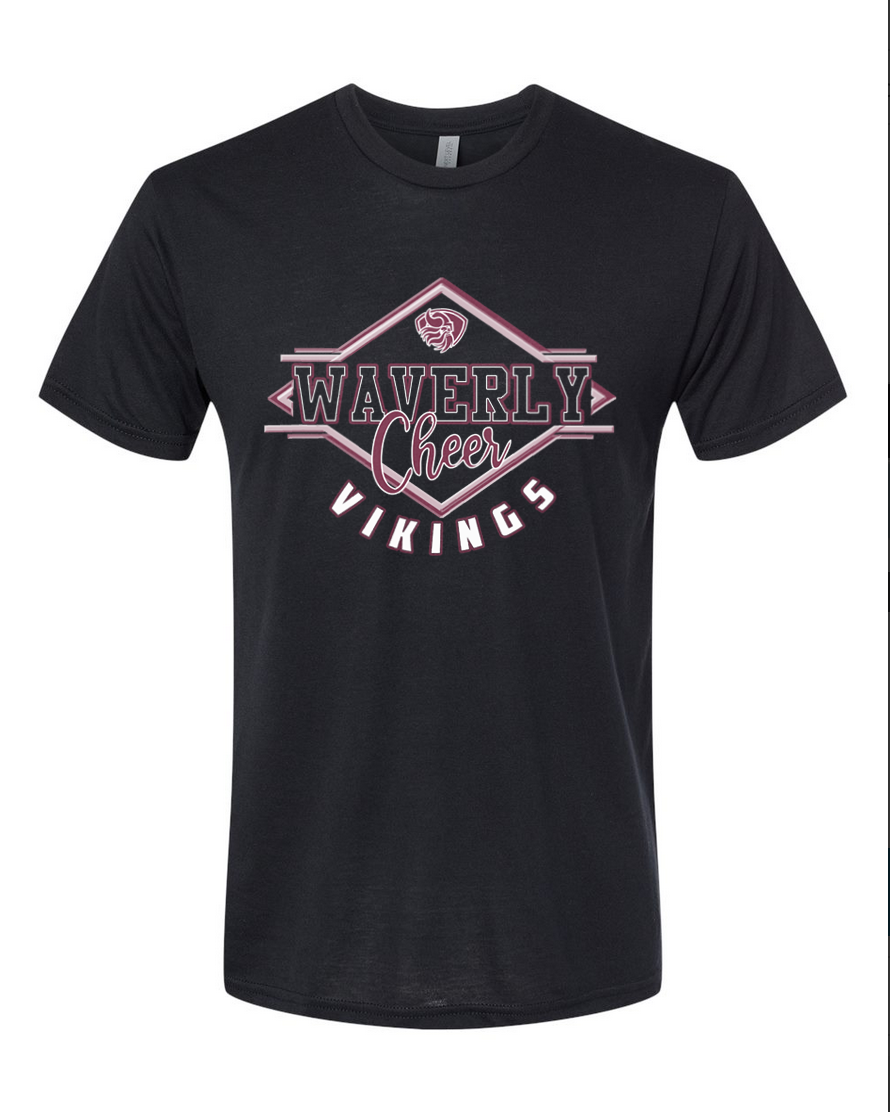 Waverly Vikings Cheer – Black Shirt